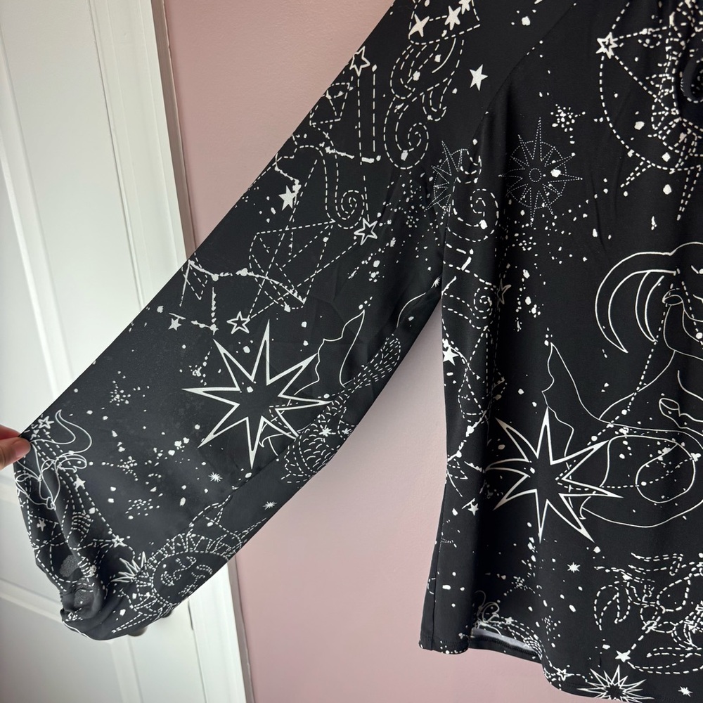 WHBM Constellation Space Blouse XS - Picture 6 of 9